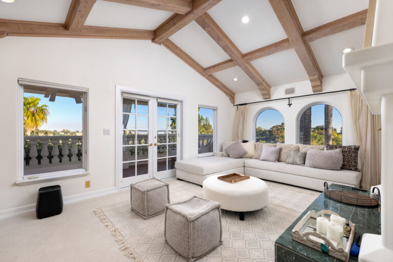 Stradella - Bel Air, 3 Bd, 4 Ba, 3,610 SF Contemporary Mediterranean Resort-Style Yard Terraces Cabana Infinity Pool-Spa Stunning Views Private-Gated -12