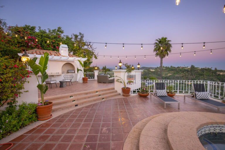 Stradella - Bel Air, 3 Bd, 4 Ba, 3,610 SF Contemporary Mediterranean Resort-Style Yard Terraces Cabana Infinity Pool-Spa Stunning Views Private-Gated -41