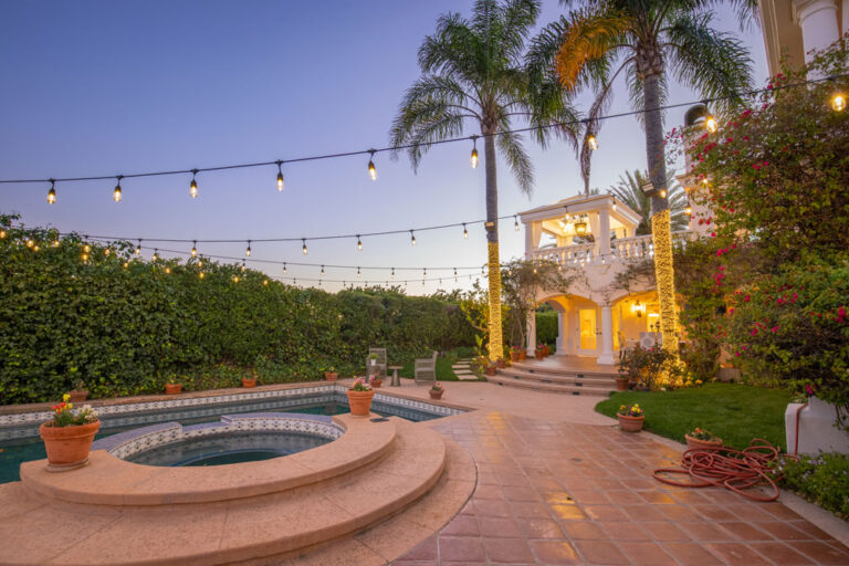 Stradella - Bel Air, 3 Bd, 4 Ba, 3,610 SF Contemporary Mediterranean Resort-Style Yard Terraces Cabana Infinity Pool-Spa Stunning Views Private-Gated -51