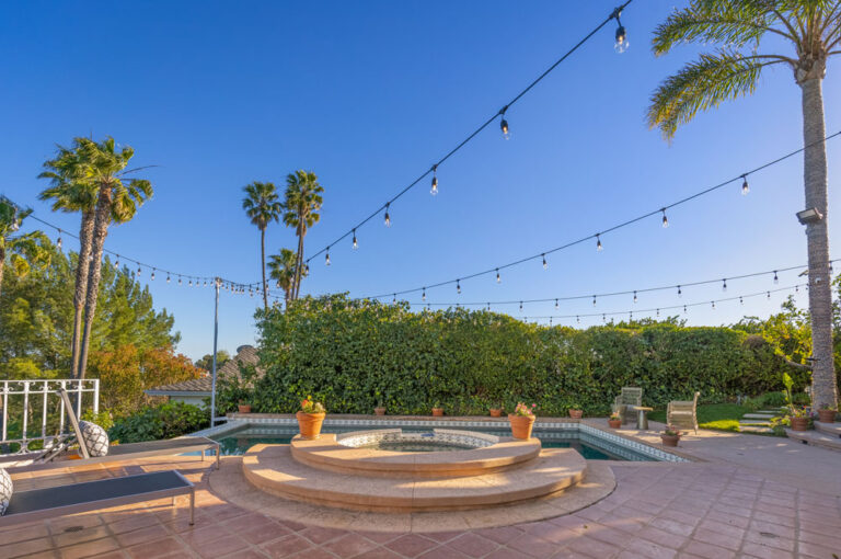 Stradella - Bel Air, 3 Bd, 4 Ba, 3,610 SF Contemporary Mediterranean Resort-Style Yard Terraces Cabana Infinity Pool-Spa Stunning Views Private-Gated -58