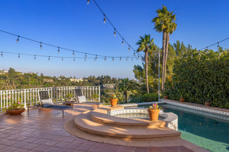 Stradella - Bel Air, 3 Bd, 4 Ba, 3,610 SF Contemporary Mediterranean Resort-Style Yard Terraces Cabana Infinity Pool-Spa Stunning Views Private-Gated -62