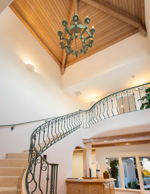 Stradella - Bel Air, 3 Bd, 4 Ba, 3,610 SF Contemporary Mediterranean Resort-Style Yard Terraces Cabana Infinity Pool-Spa Stunning Views Private-Gated -8